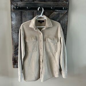 Women's Forever 21 Long Sleeve Button Down Shacket